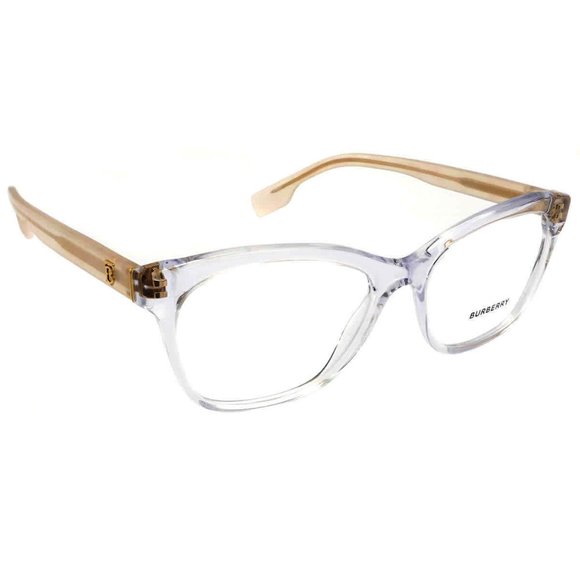 Burberry Demo Ladies Transparent Eyeglasses - Picture 1 of 3